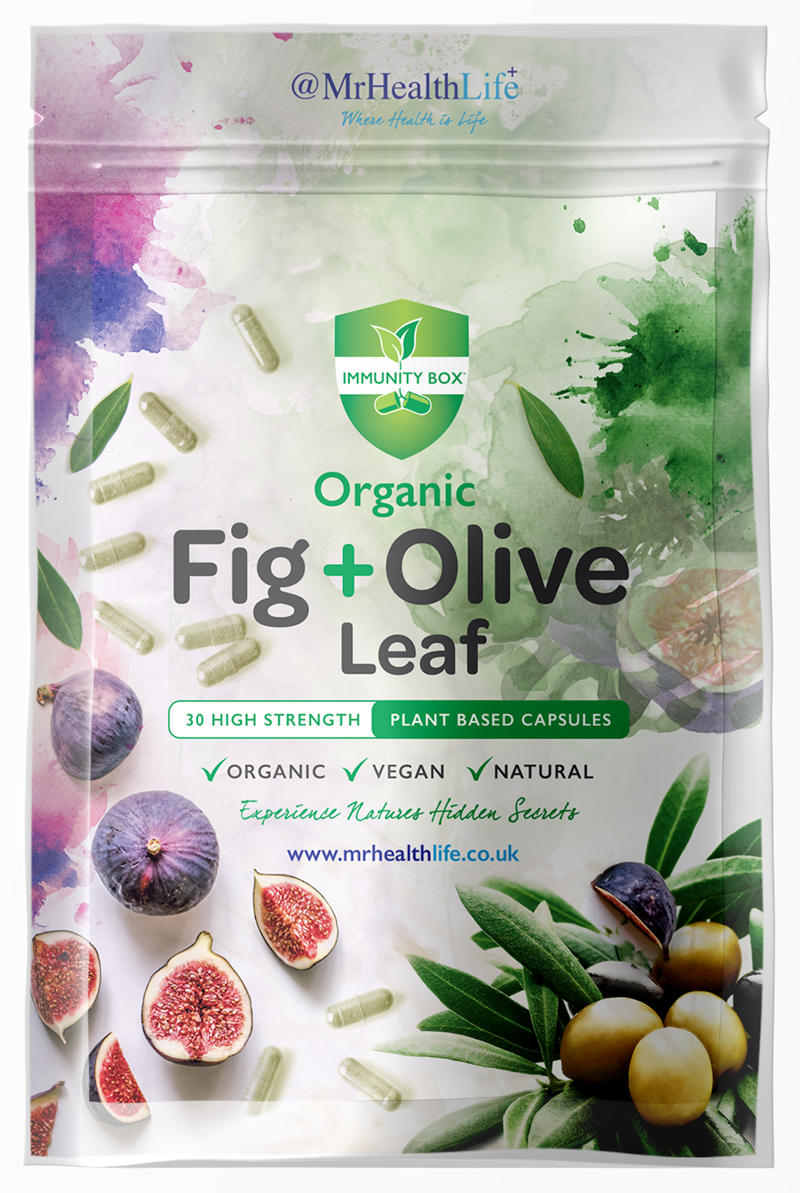 Organic Fig & Olive Capsules - 30 High Strength