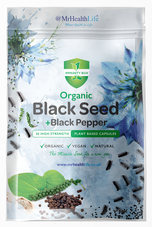 Organic Black Seed + Black Pepper Capsules - 30